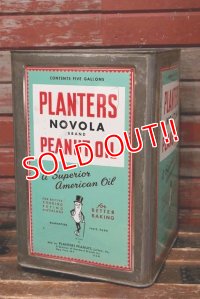 ct-220501-50 PLANTERS / MR.PEANUT 1960's NOVALA PEANUT OIL 5 GALLONS Can
