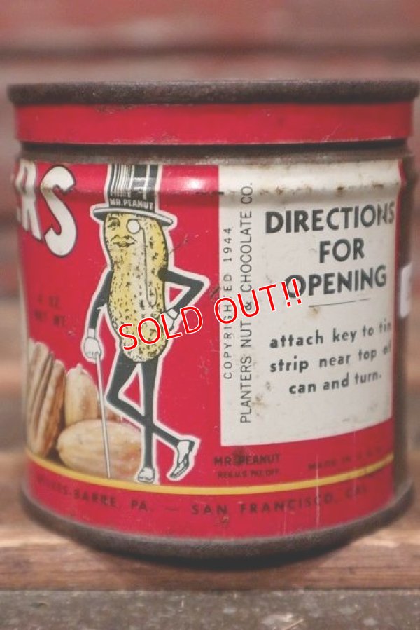 画像4: ct-220501-62 PLANTERS / MR.PEANUT 1930's-1940's MIXED NUTS Can