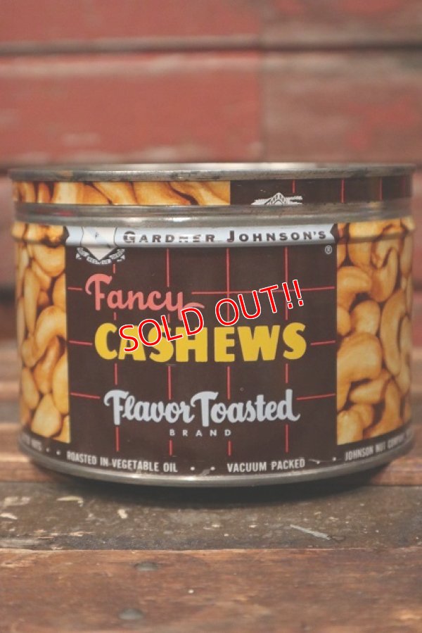 画像1: dp-220501-102 GARDNER JOHNSON'S / Fancy CASHEWS Vintage Can