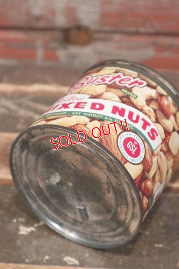 画像6: dp-220501-101 Buster BRAND / Salted MIXED NUTS Vintage Can