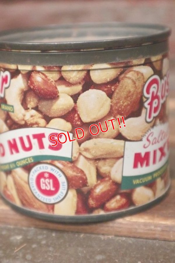画像3: dp-220501-101 Buster BRAND / Salted MIXED NUTS Vintage Can