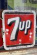 画像1: dp-220501-18 7up / 1950's Metal Sign (1)