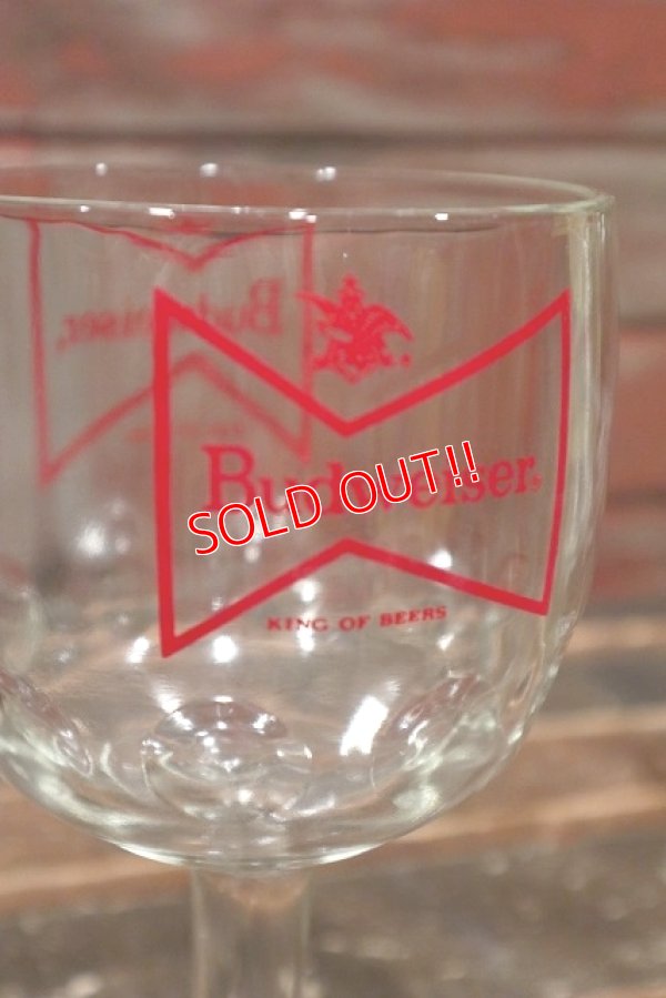 画像2: gs-220501-04 Budweiser / 1980's〜 Goblet Glass