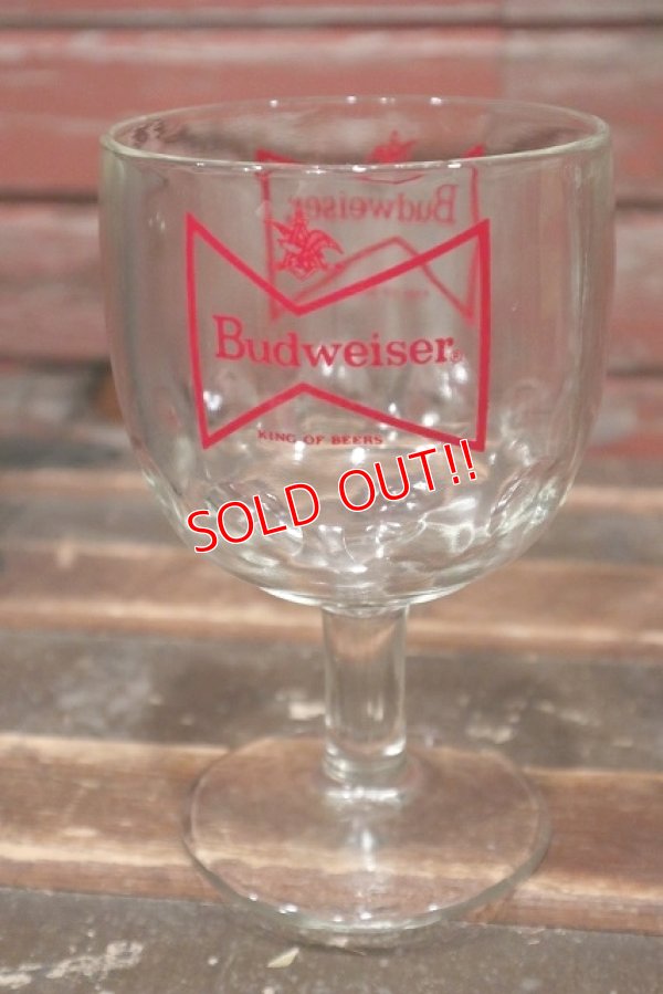 画像1: gs-220501-04 Budweiser / 1980's〜 Goblet Glass