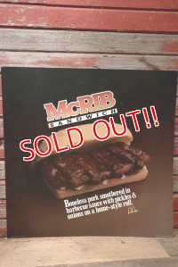 dp-220501-67 McDonald's / 1989 Translite "McRIB SANDWICH"