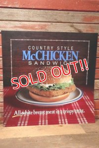 dp-220501-66 McDonald's / 1988 Translite "McCHICKEN SANDWICH"