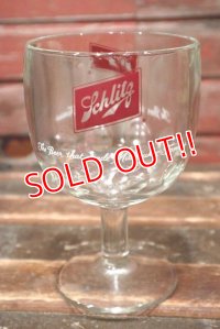 gs-220501-05 Schlitz / 1980's〜 Goblet Glass