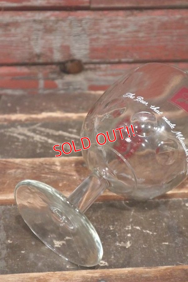 画像6: gs-220501-05 Schlitz / 1980's〜 Goblet Glass