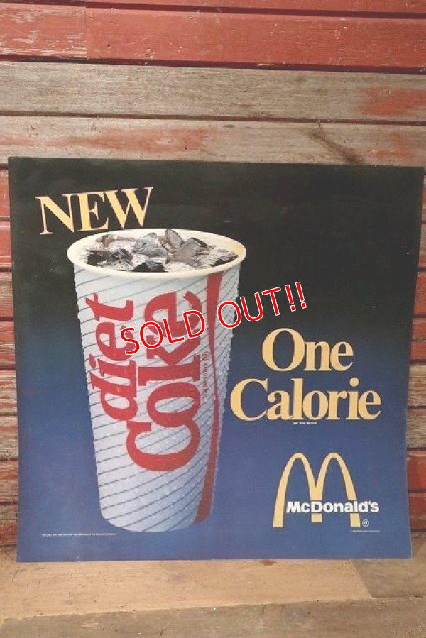 画像1: dp-220501-68 McDonald's / 1983 Translite "diet Coke 