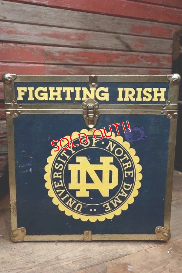画像2: dp-220501-77 University of Notre Dam Fighting Irish / 1970's Storage Box