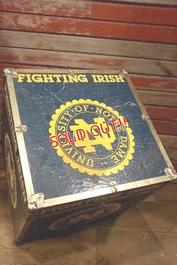 画像7: dp-220501-77 University of Notre Dam Fighting Irish / 1970's Storage Box