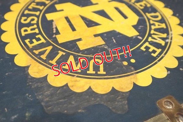 画像9: dp-220501-77 University of Notre Dam Fighting Irish / 1970's Storage Box
