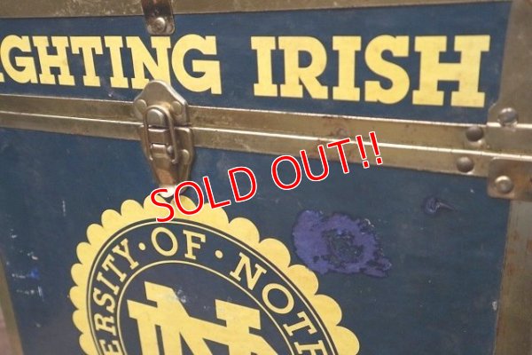 画像3: dp-220501-77 University of Notre Dam Fighting Irish / 1970's Storage Box