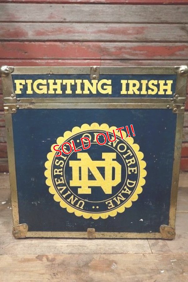 画像4: dp-220501-77 University of Notre Dam Fighting Irish / 1970's Storage Box