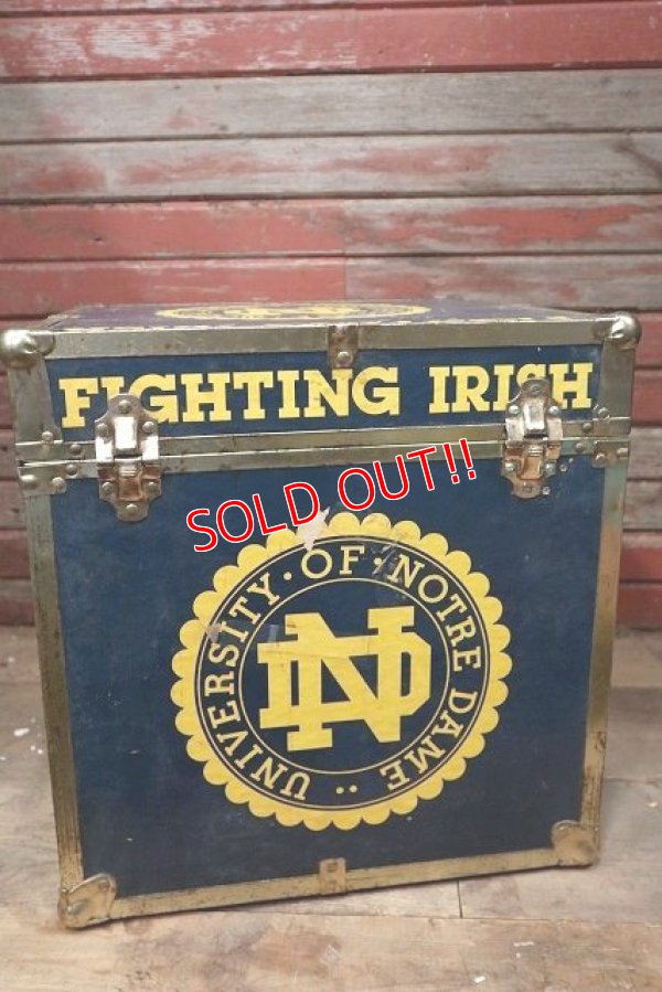 画像6: dp-220501-77 University of Notre Dam Fighting Irish / 1970's Storage Box
