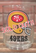 gs-220501-03 SAN FRANCISCO 49ERS / 1980's Glass