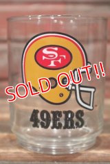 gs-220501-03 SAN FRANCISCO 49ERS / 1980's Glass