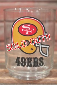 gs-220501-03 SAN FRANCISCO 49ERS / 1980's Glass