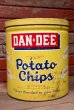 画像1: dp-220501-21 DAN・DEE / Vintage Potato Chips Can (1)