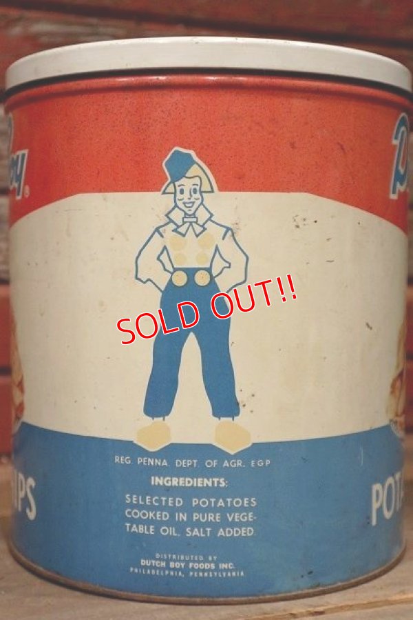 画像4: dp-220501-21 Dutch Boy / Vintage Potato Chips Can