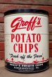 画像1: dp-220501-21 Groff's / Vintage Potato Chips Can (1)