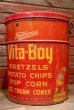 画像1: dp-220501-21 Vita-Boy / Vintage Potato Chips Can (1)