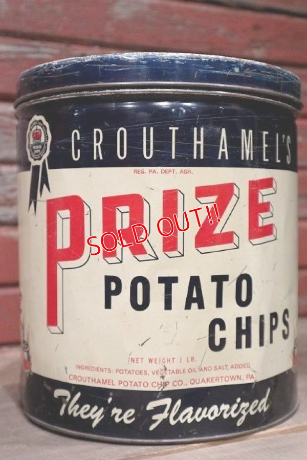 画像2: dp-220501-21 PRIZE / Vintage Potato Chips Can