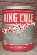 dp-220501-21 KING COLE / Vintage Potato Chips Can