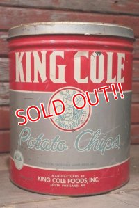dp-220501-21 KING COLE / Vintage Potato Chips Can