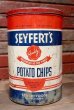 画像1: dp-220501-21 SEYFERT'S / Vintage Potato Chips Can (1)