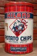 画像1: dp-220501-21 HILAND / Vintage Potato Chips Can (1)