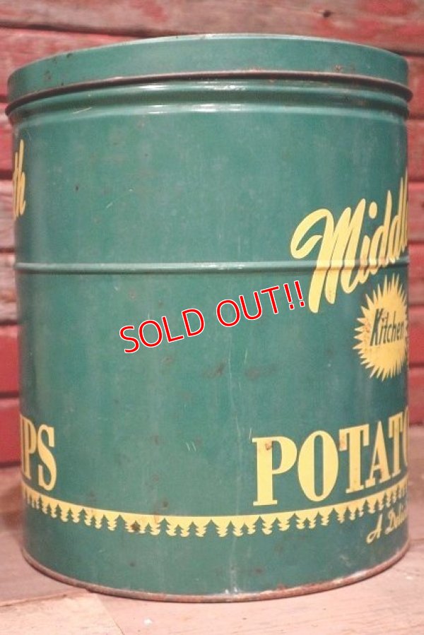 画像4: dp-220501-21 Middleswarth / Vintage Potato Chips Can