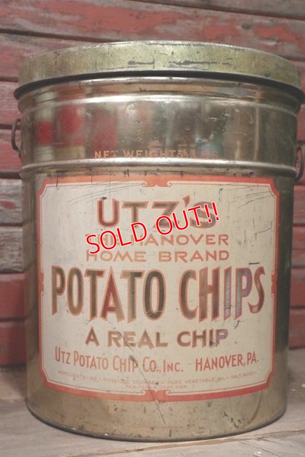 画像1: dp-220501-21 UTZ'S / Vintage Potato Chips Can