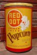 画像1: dp-220501-21 RED DOT / Vintage Pop Corn Can (1)