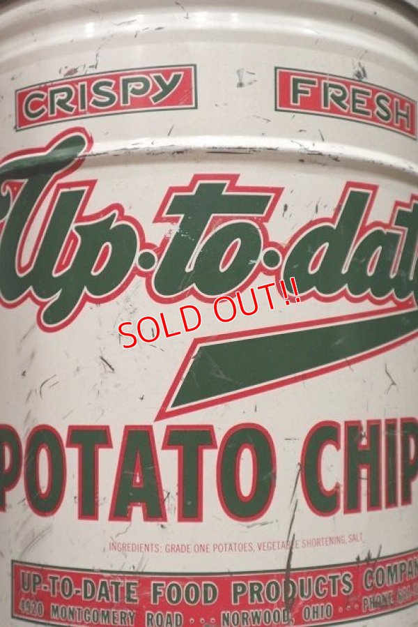 画像2: dp-220501-21 Up-to-date / Vintage Potato Chips Can