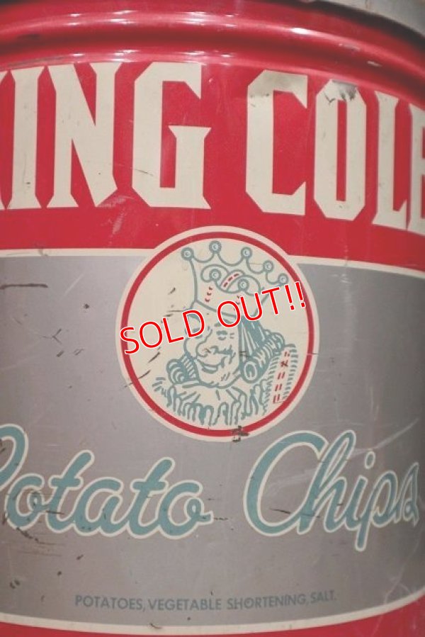画像2: dp-220501-21 KING COLE / Vintage Potato Chips Can