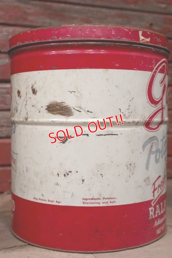 画像4: dp-220501-21 good's / Vintage Potato Chips Can