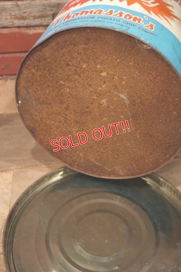 画像10: dp-220501-21 Thomasson's / Vintage Potato Chips Can