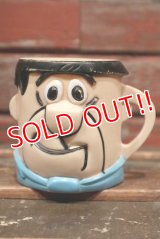ct-211210-04 Fred Flintstone / 1960's Plastic Mug
