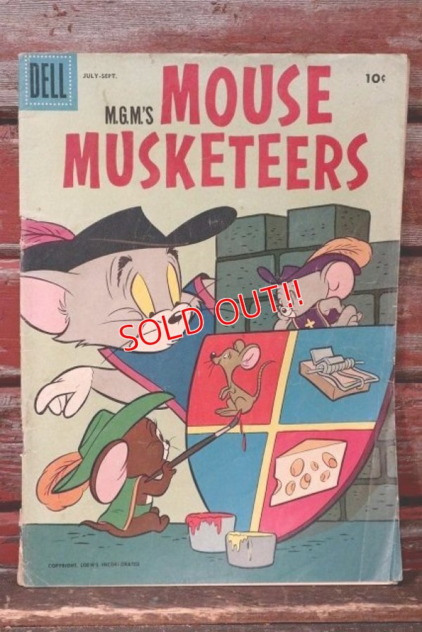 画像1: ct-220401-01 Tom and Jerry / DELL 1957 Comic MOUSE MUSKETEERS