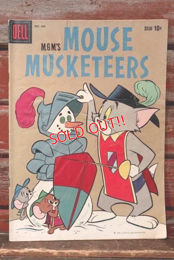 画像1: ct-220401-01 Tom and Jerry / DELL 1959 Comic MOUSE MUSKETEERS