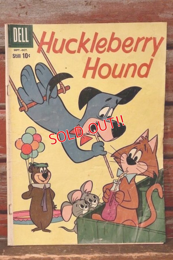 画像1: ct-220401-01 Huckleberry Hound / DELL 1960 Comic