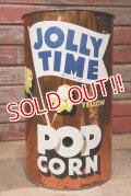 dp-220501-81 JOLLY TIME POP CORN / 1970's Tin Trash Can