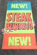 dp-220501-38 TACO BELL / 1992 Banner "NEW! STEAK BURRITO"