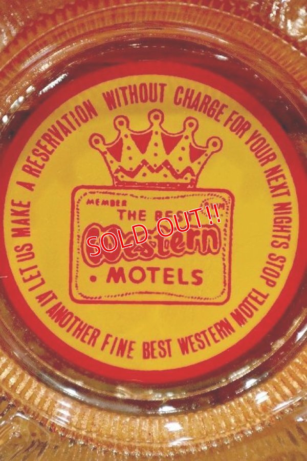 画像1: dp-220501-91 BEST Western MOTELS / Vintage Ashtray