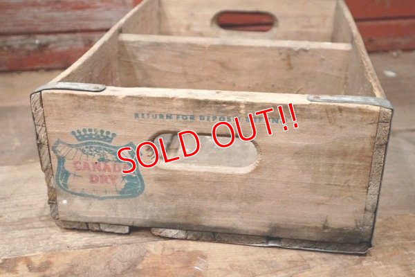 画像5: dp-220501-83 CANADA DRY / Vintage Wood Box