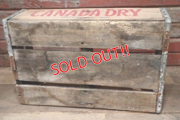 画像8: dp-220501-83 CANADA DRY / Vintage Wood Box