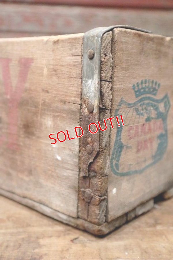 画像10: dp-220501-83 CANADA DRY / Vintage Wood Box