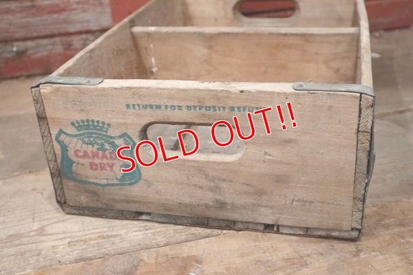 画像4: dp-220501-83 CANADA DRY / Vintage Wood Box