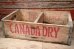 画像1: dp-220501-83 CANADA DRY / Vintage Wood Box (1)